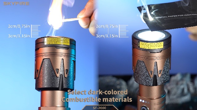 京商　　スカイファイター1000 Amazon.com: SKYFIRE Rechargeable Flashlight with Ignition